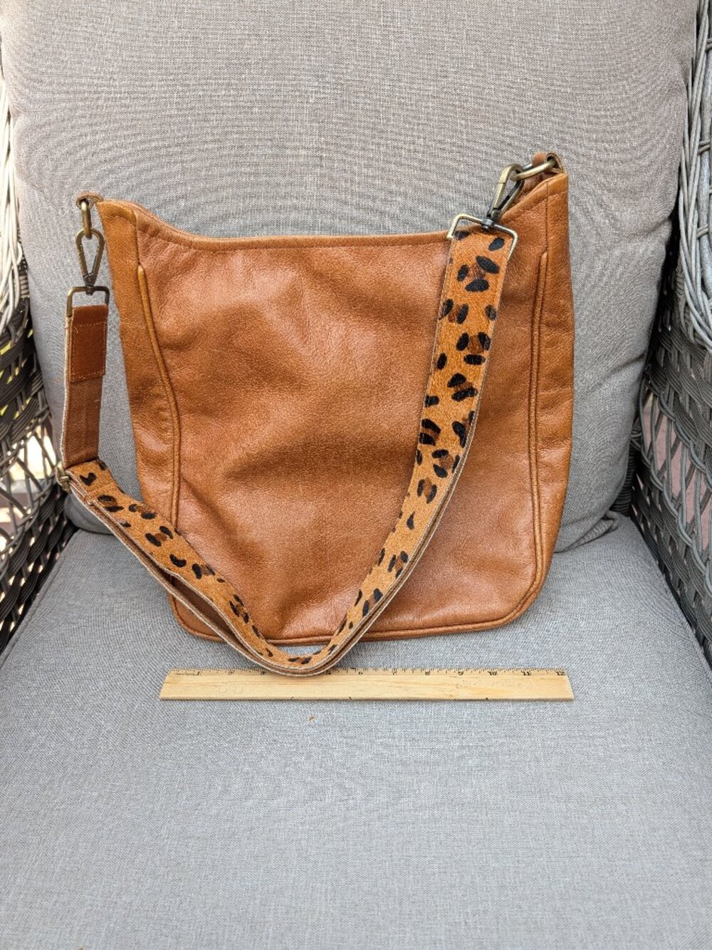 Panache Leather Crossbody Bag